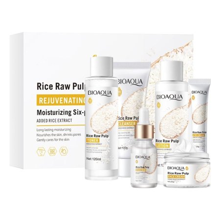 Set Rice Raw Pulp Rejuvenating Moisturizing Six