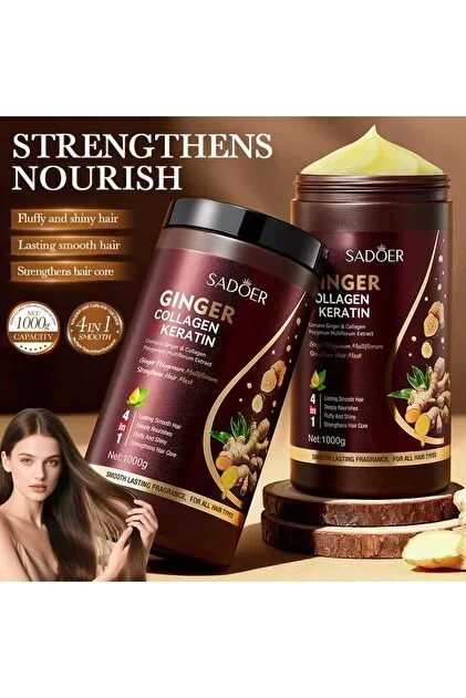 Ginger Collagen Keratin Hair Mask